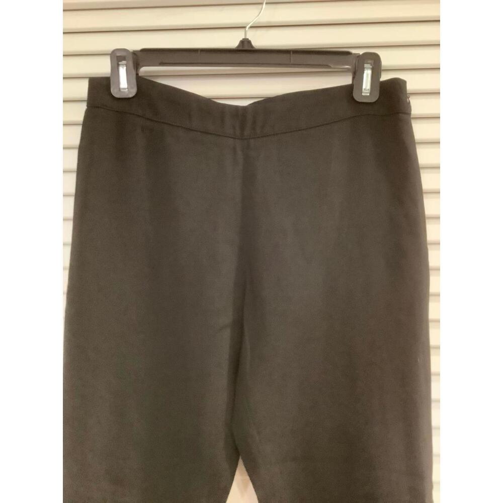 IRO Black Tapered Dress Pant Trouser 38 Luxury Fancy Night Out Sleek Flat Front - Picture 2 of 6